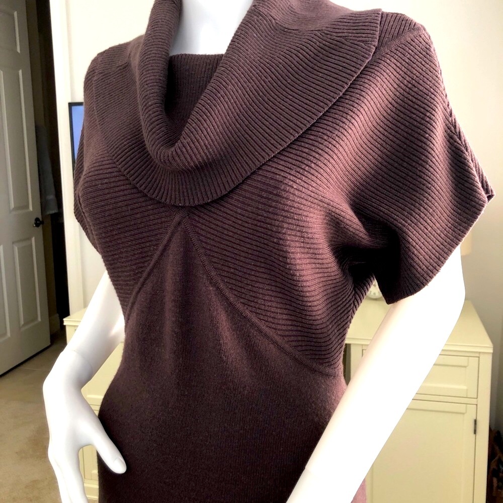 Nine West Sweater Short Sleeve Knit Dress